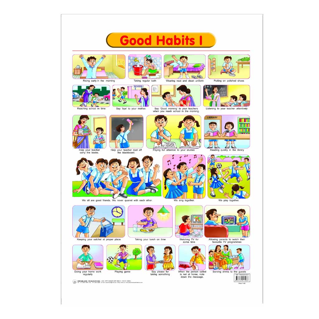 Good Habits (Early Learning Chart) -1