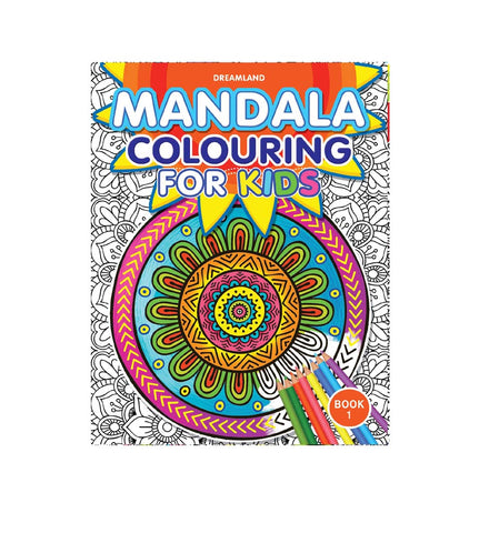 Mandala Colouring For Kids- Book 1 (English)