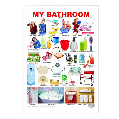 My Bathroom (Early Learning Chart)