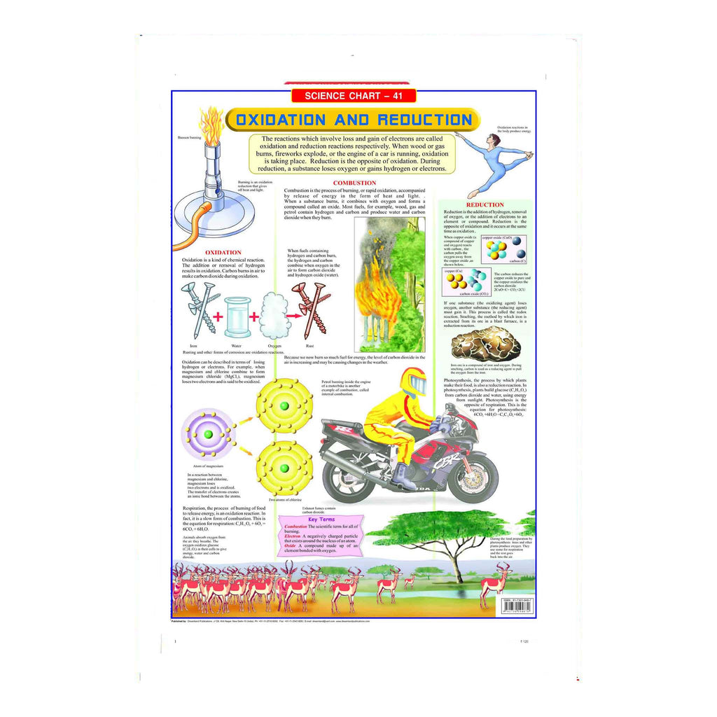 Oxidation And Reduction (Early Learning Chart)