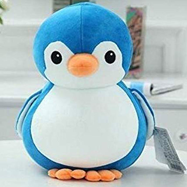 Penguin Teddy Bear Plush Soft Toy 28 cm (Blue)