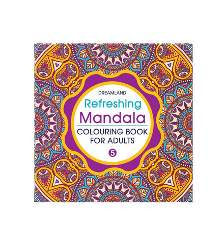 Refreshing Mandala - Colouring Book for Adults Book 5 (English)